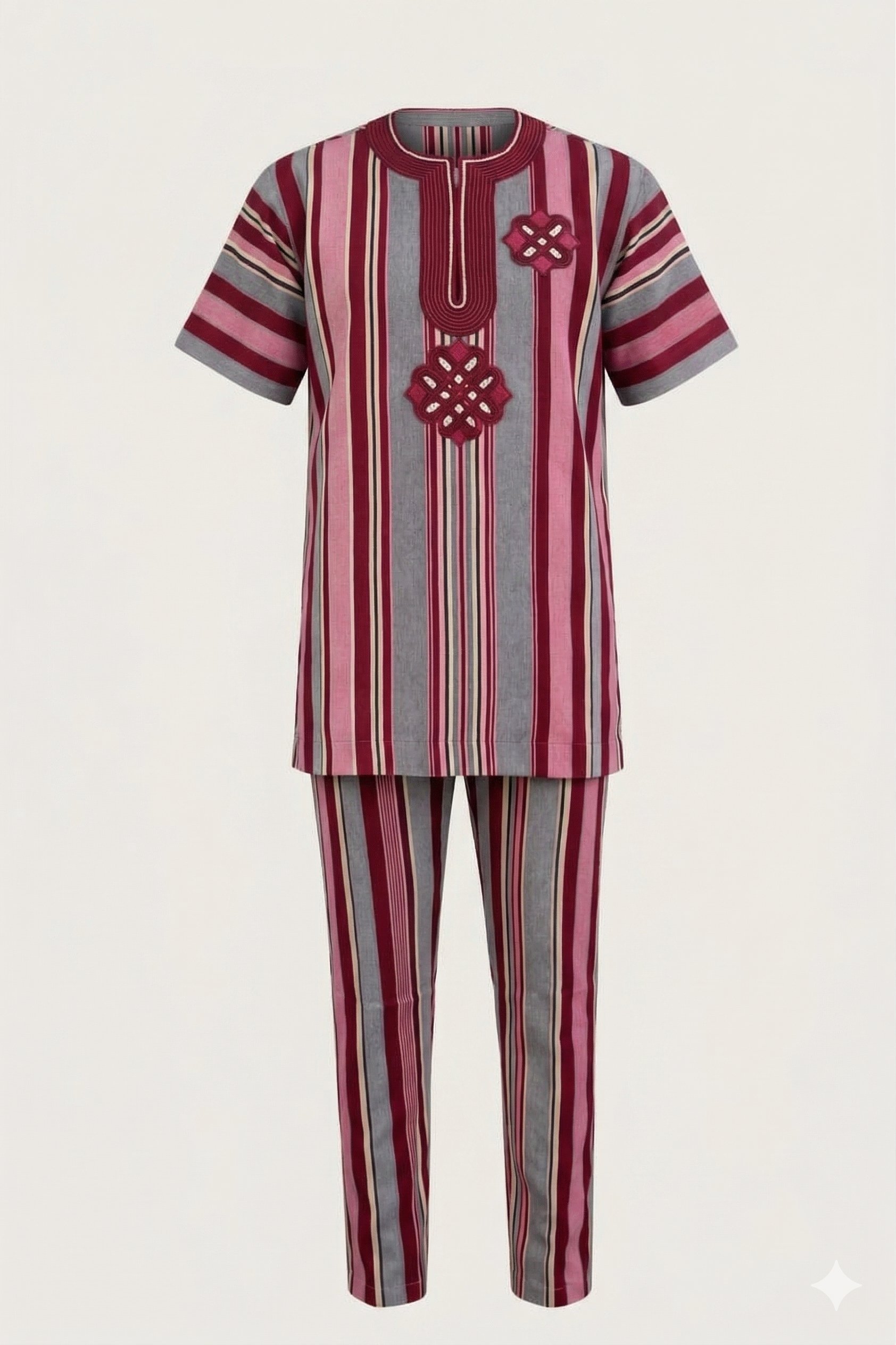 Men's Multistripe Aso-Oke