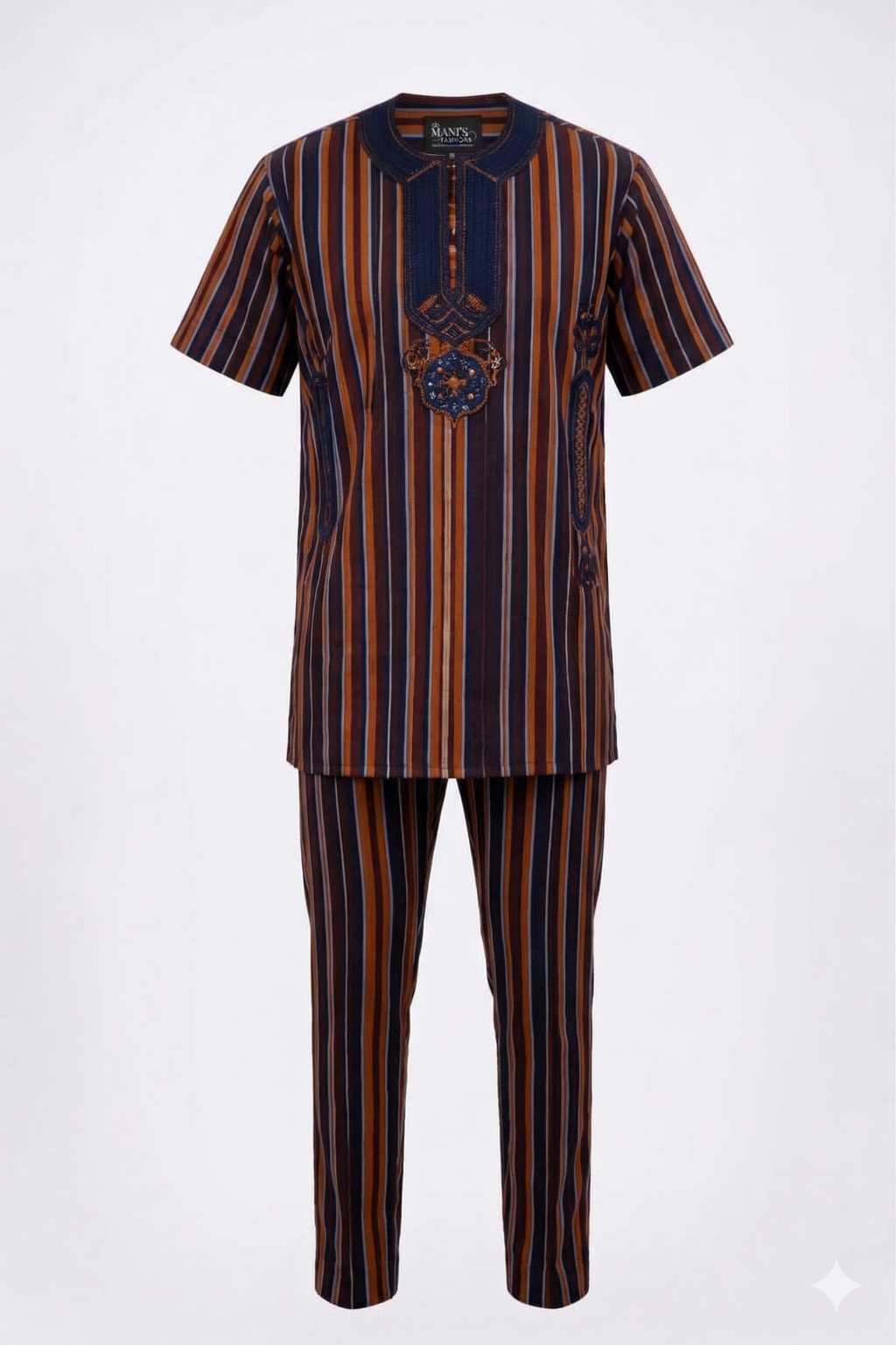 Men's Multistripe Aso-Oke