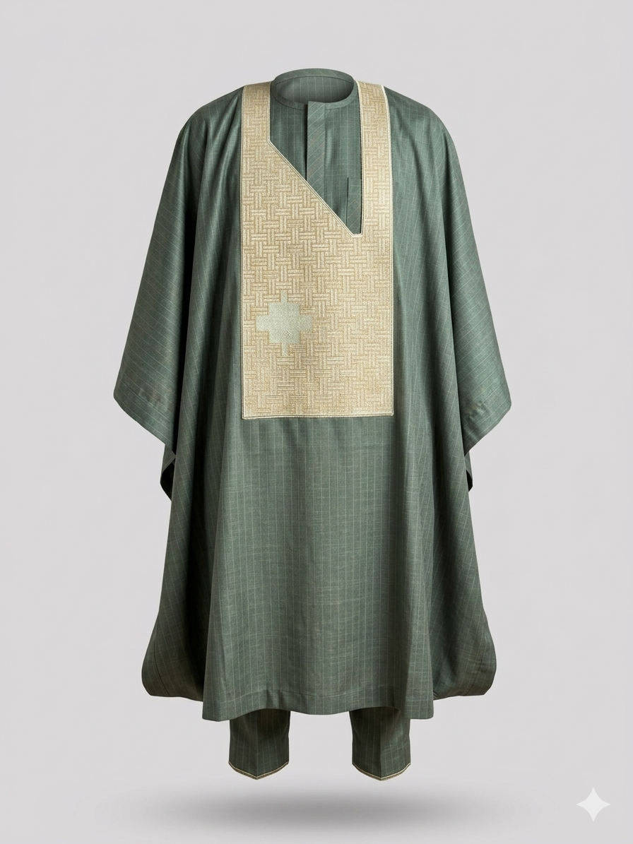 Agbada Men's Traditional Ensemble