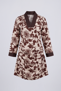 Botanical Print Mini Dress
