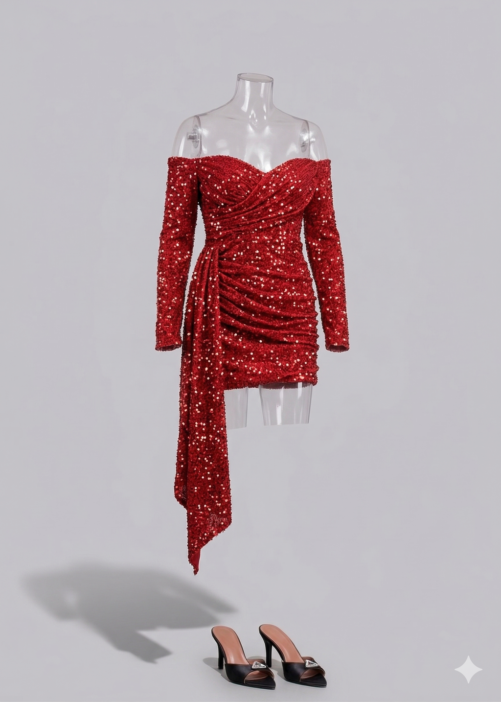 Adire Wrap Mini Dress
