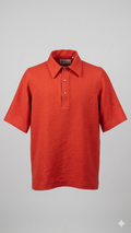 Half Button Down Men's Polo Shirt